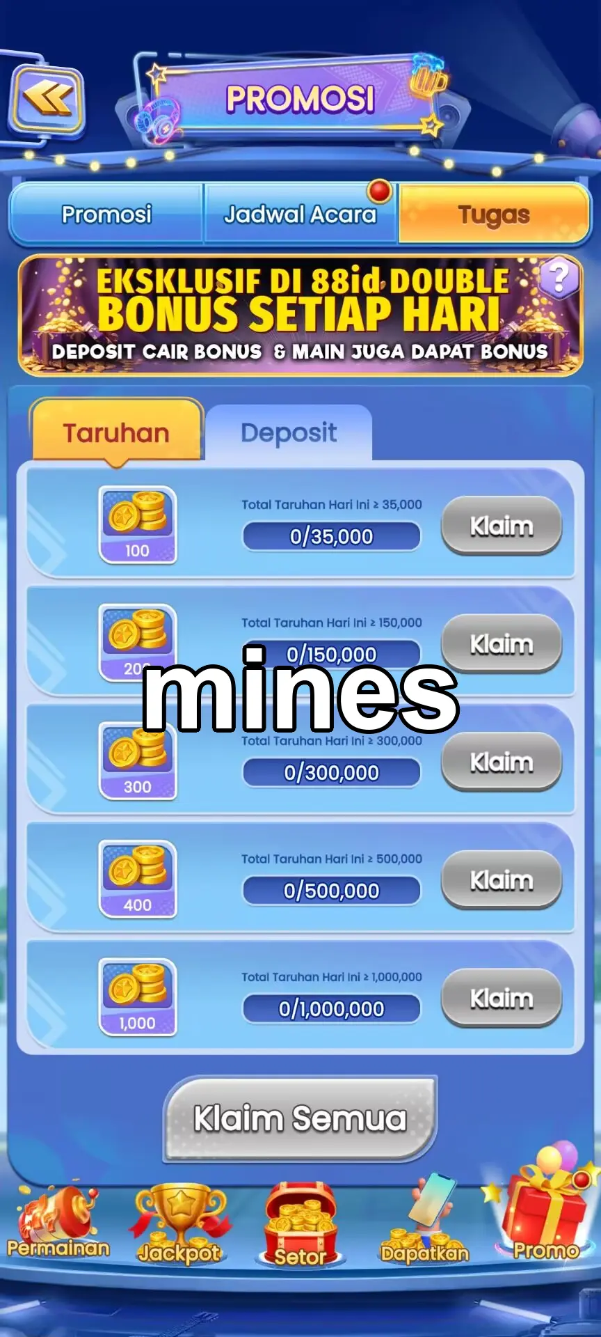 mines Mag-login
